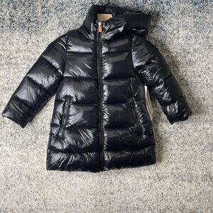 Save The Duck Jacket Youth 4 Ultra Light Puffer Hooded Animal Free New